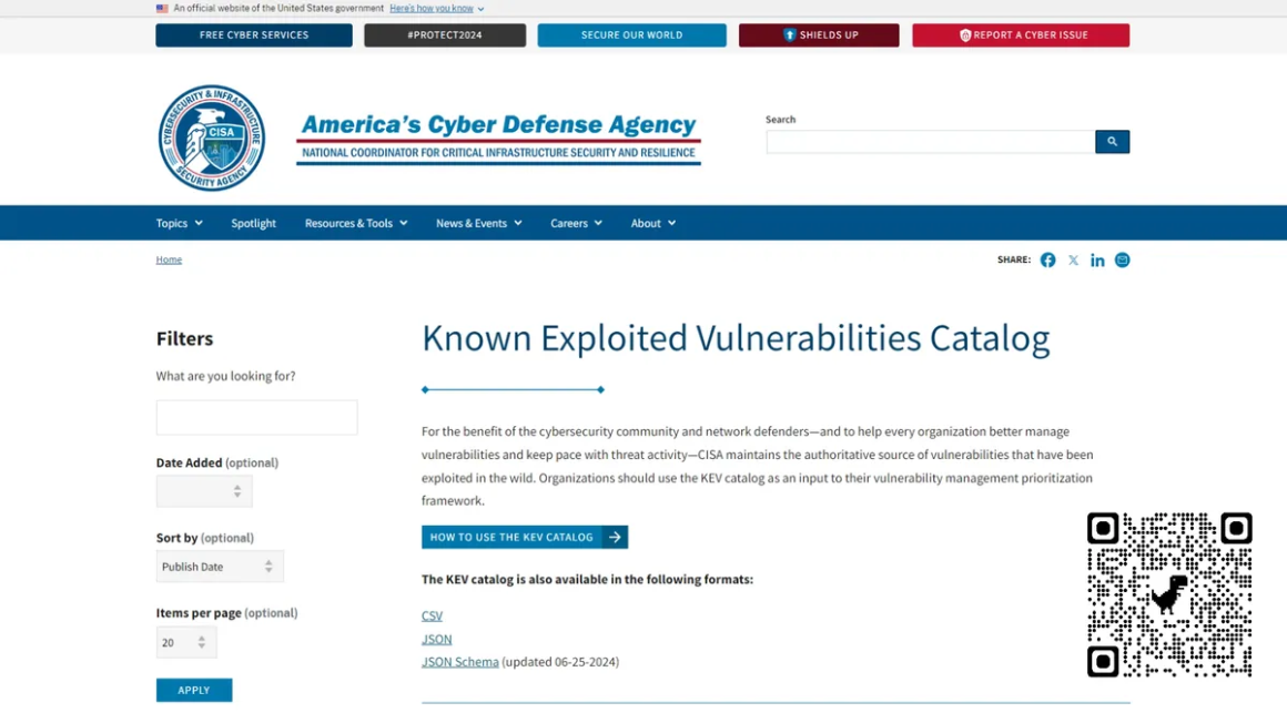Known Exploited Vulnerabilities Catalog スライド