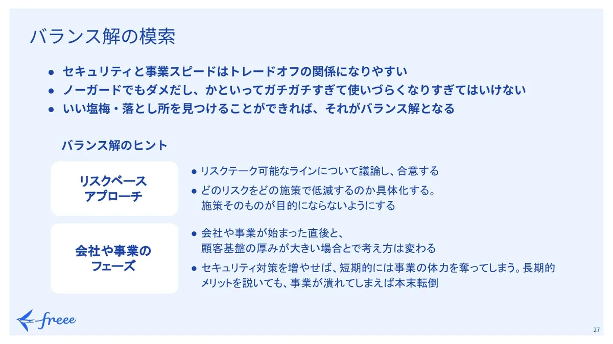 バランス解の模索 スライド