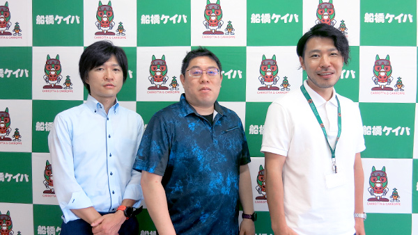 荒川様、杉田様、上沖様