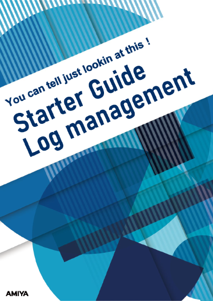 You can tell just looking at this! Starter Guide Log management