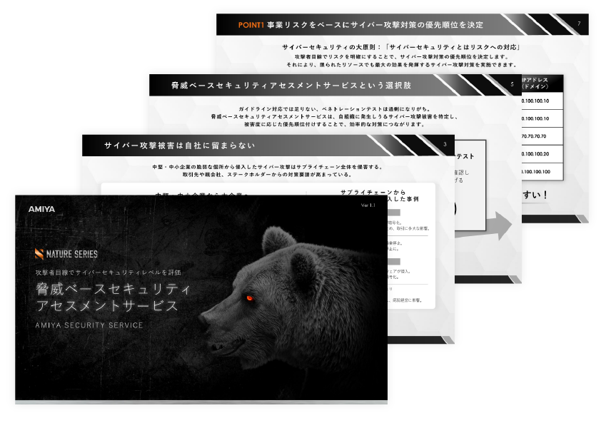 サイバーセキュリティアドバイザリーサービス概要資料